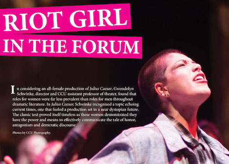 Riot Girl in the Forum Head Slide (470ish) Tapestry Fall 2018
